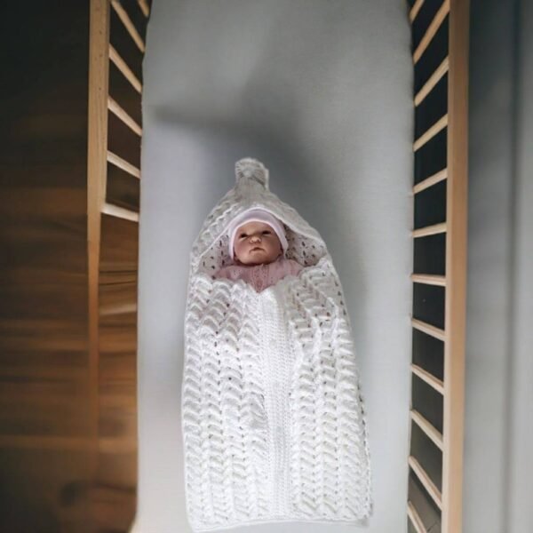 Crochet Baby Cocoon with Hood