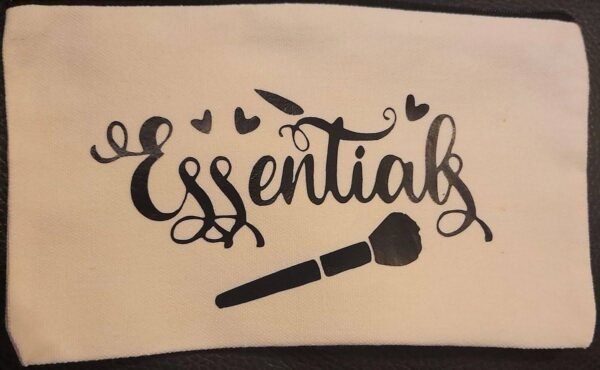 Essentials Canvas Makeup Case