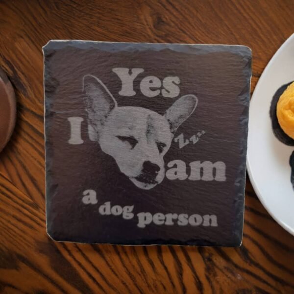Doggy Slate Drinks Coaster