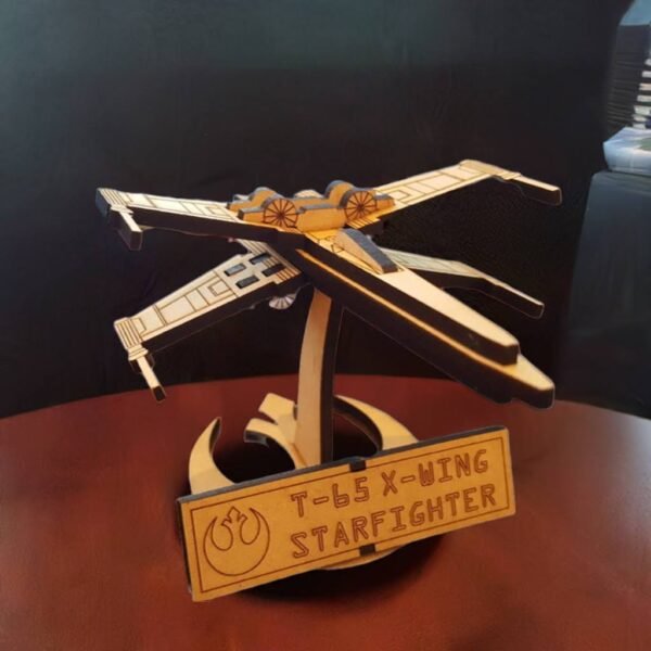 Wooden Star Wars T-65 X-Wing Starfighter Model Kit