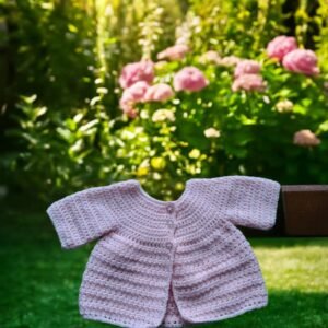 Handmade Crochet Baby Cardigan