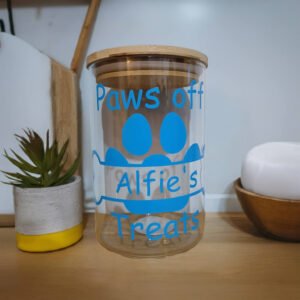 Personalized Dog Treat Jar