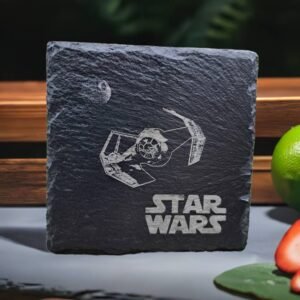 Slate Coaster – Darth Vader Tie Fighter – Star Wars Gift