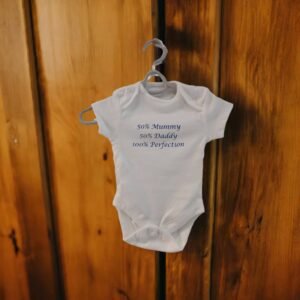 Adorable "Mummy Daddy" Baby Vest – 100% Cute, 100% Love