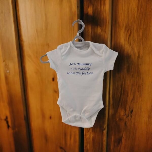 Adorable "Mummy Daddy" Baby Vest – 100% Cute, 100% Love