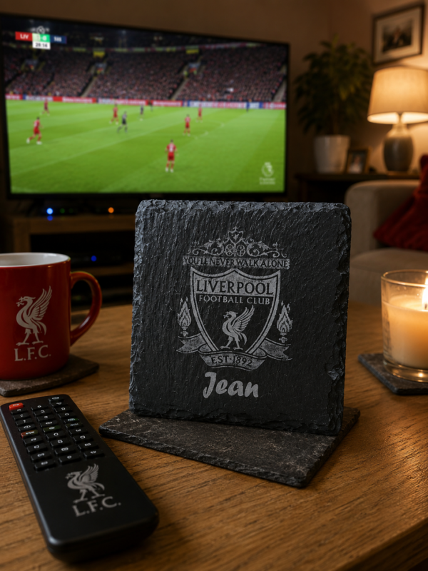 Liverpool FC Slate Drinks Coaster
