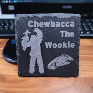 star wars chewbacca the wookie slate drinks coaster