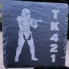 Star Wars Stormtrooper Slate Drinks Coaster – TK421 Main Star Wars stormtrooper slate drinks coaster mail