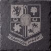 Tranmere Rovers laser-engraved slate coaster plain.