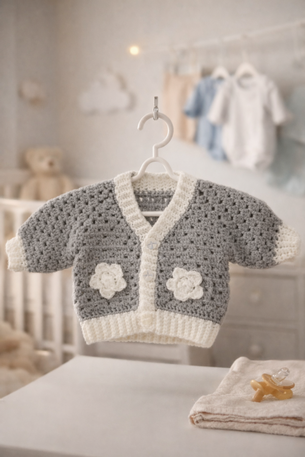 grey-and-white-hand-crocheted-baby-cardigan-nursery-setting.jpg